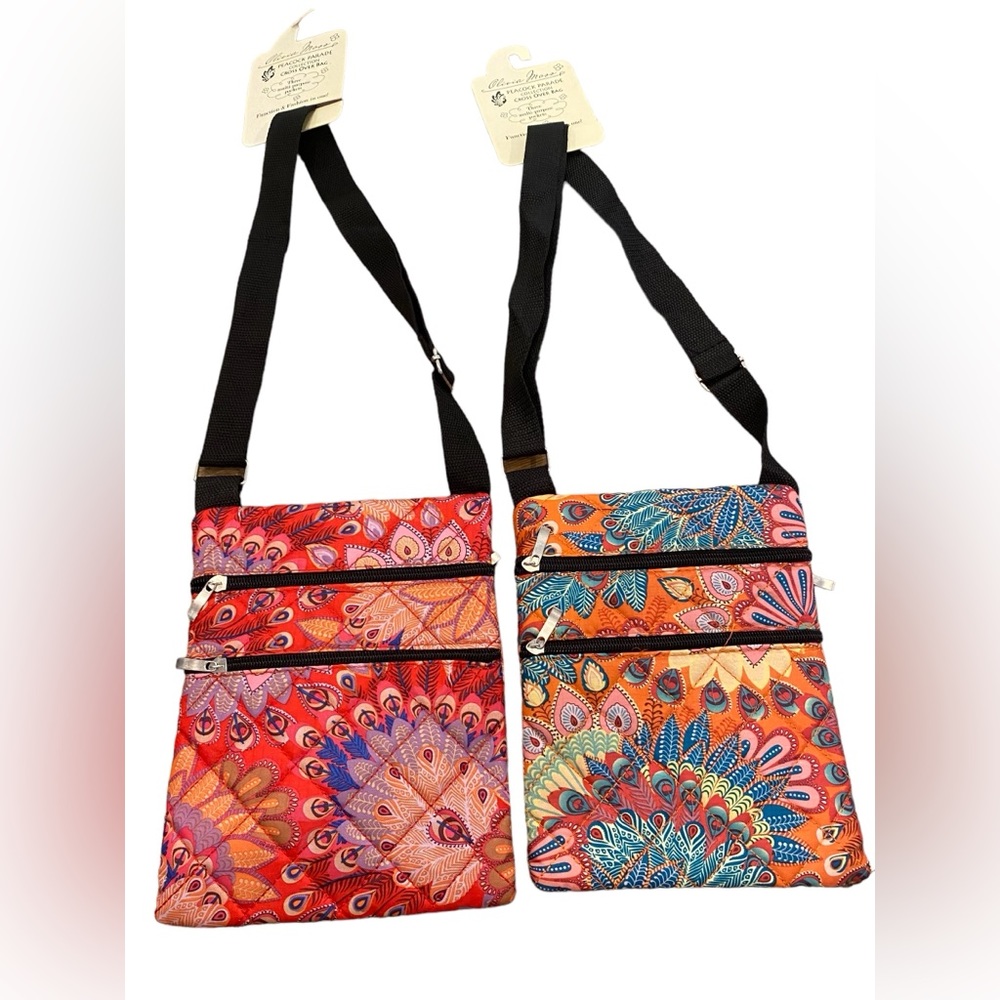 Olivia Moss Three Pocket Cross Over Bag New with‎ Tag (Two in Set)